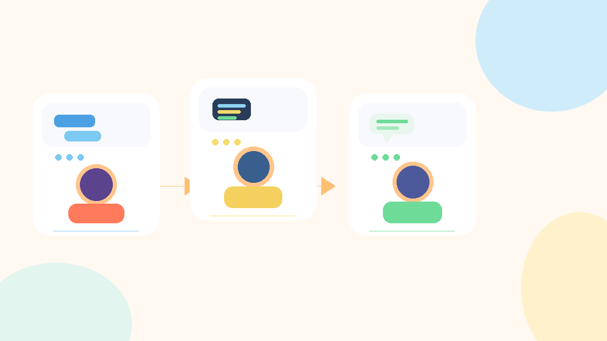 A simple visual comparison showing three beginner pathways through Scratch-style blocks, typed code, and AI-supported coding