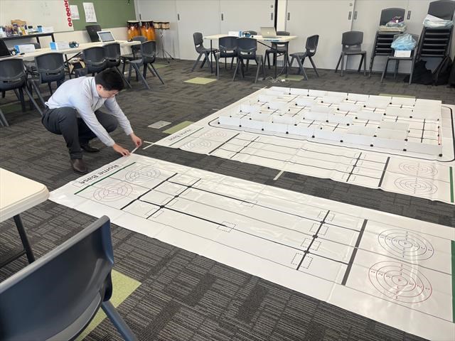 Robotics Field Setup for Practical Exercises